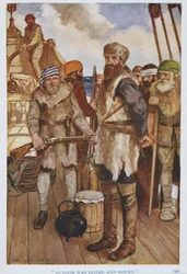 Hudson fue incautado y encuadernado, ilustración de 