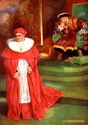 Entrevista de Wolsey con el Rey Enrique VIII, 1909