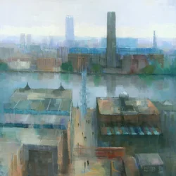 Misty Urban Riverside