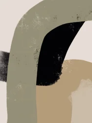 Curvas abstractas con tonos terrosos