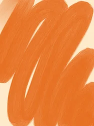 Pincelada naranja abstracta