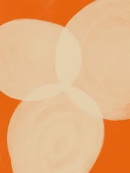 Formas naranjas serenas
