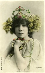 Henriette Rosine Bernard alias Sarah Bernhardt (1844-1923) como “La princesa lejana”, una obra de Edmond Rostand