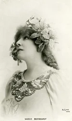 Henriette Rosine Bernard alias Sarah Bernhardt (1844-1923) como “La princesa lejana”, una obra de Edmond Rostand