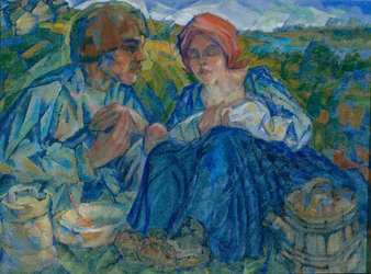 Una comida, 1920