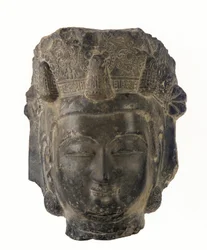 Cabeza de un bodhisattva, 581-618