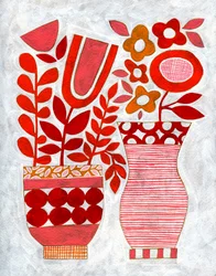 Jarrones florales modernos