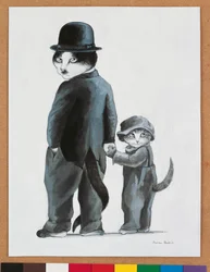 Ilustración de ¡Gatos en abundancia! Compendio de gatos cultos (pub. 2015)