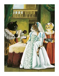 Ilustración de Gatos de Shakespeare: Poster Book (pub. 2016)