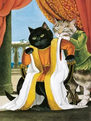Ilustración de Gatos de Shakespeare: Poster Book (pub. 2016)