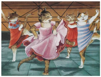 Ilustración de la película Cats (pub. 2006)