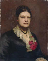 Lydia Becker (óleo sobre lienzo)