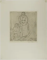 Abuela e hijo