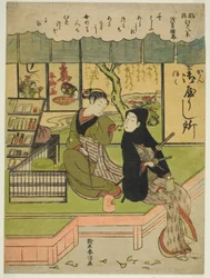 Clima despejado en Asakusa (Asakusa no seiran), de la serie "Ocho vistas a la moda de Edo (Furyu Edo hakkei)"