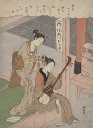 Peinándose el cabello, 1770