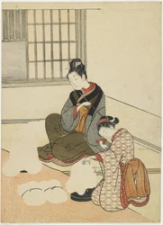 Nieve vespertina en el secador de seda, después de 1766