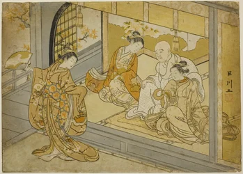 Hotoke Gozen bailando ante Taira no Kiyomori
