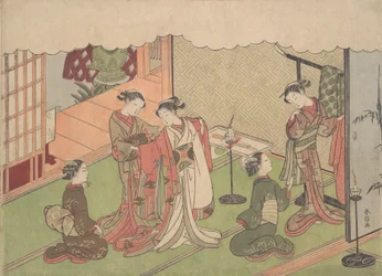 La ceremonia de matrimonio, probablemente 1768