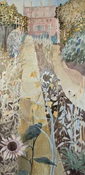 Late Summer Garden, 2020 (acuarela sobre papel)
