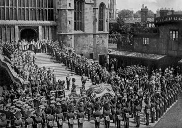 El funeral del rey Eduardo VII, Windsor, Berkshire, 1910