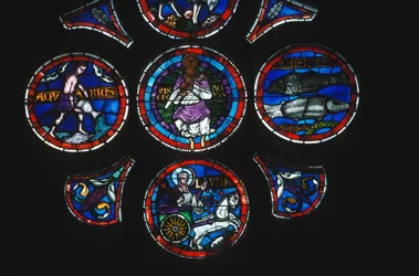 Detalle del rosetón