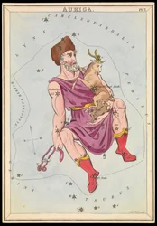Auriga, c.1825 (cartulina, papel, tejido )