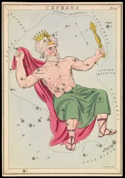 Cepheus, c.1825 (cartulina, papel, tejido )