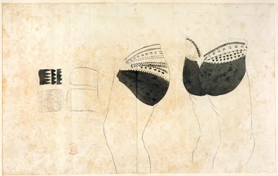 Colección de dibujos de A. Buchan, S. Parkinson y J. F. Miller, realizados en los países visitados por el capitán James Cook en su Primer Viaje (1768-71), así como de grabados publicados en los Viajes de Biron (Byron), Wallis y Cook (1773), de John Hawkswo