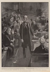 Un ministro muy trabajado en la Cámara de los Lores, Lord Lansdowne hablando
