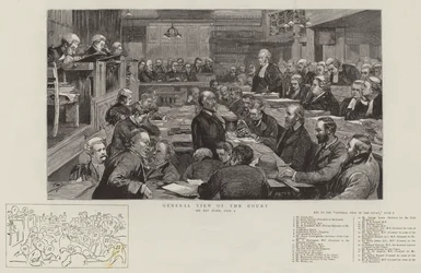 Vista general del tribunal