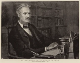 Sr. Gerald Balfour, el Secretario Principal para Irlanda