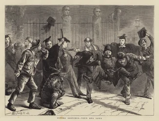 Bocetos de Oxford, ciudad y toga