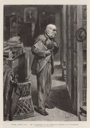 Paz después del Trabajo, Sr. Gladstone en la Biblioteca de St Deiniol en Hawarden