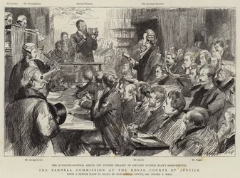 La Comisión Parnell en los Tribunales Reales de Justicia