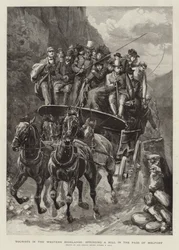 Turistas en las Tierras Altas Occidentales