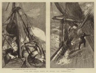 Con la fiesta real a bordo del Sarmatian