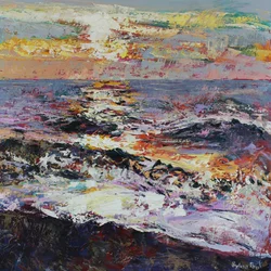 Amanecer, 2021 (óleo sobre lienzo)
