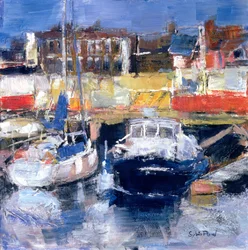 Vista del puerto de Lowestoft