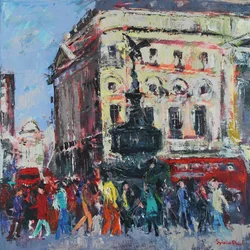Piccadilly People, 2024 (acrílico)