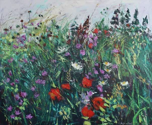 Pradera de flores silvestres