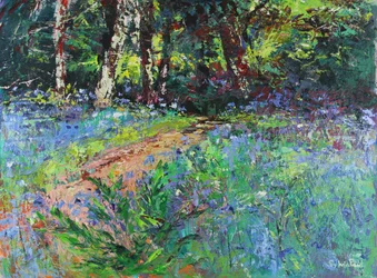 Woodland Wander, 2021 (óleo sobre lienzo)
