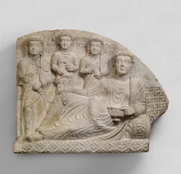 Relieve funerario, c. siglo II-III d.C.