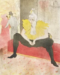 «La payasa sentada» (señorita Cha U Kao) (1896)