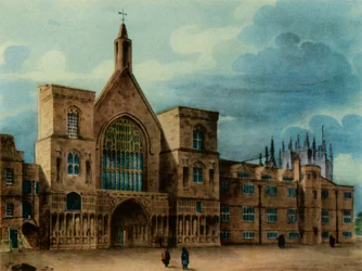Nuevo Patio del Palacio y Entrada al Salón de Westminster, 1947