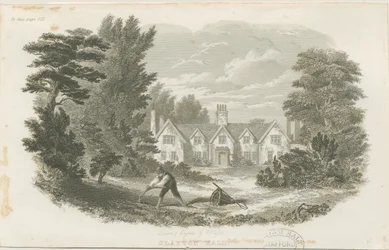 Fenton - Clayton Hall: grabado en acero