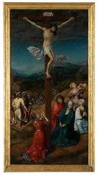 La Crucifixión (óleo sobre tabla)