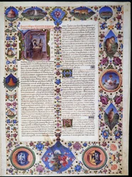 Prólogo, del primer volumen de la Biblia de Borso d