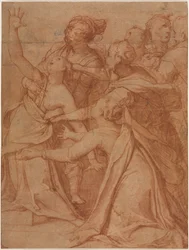 Un milagro de San Felipe Benizi: La curación de una mujer endemoniada, c. 1557
