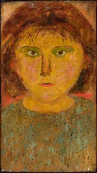 Niña con flequillo