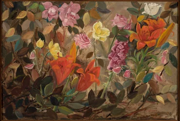 Flores en el jardín